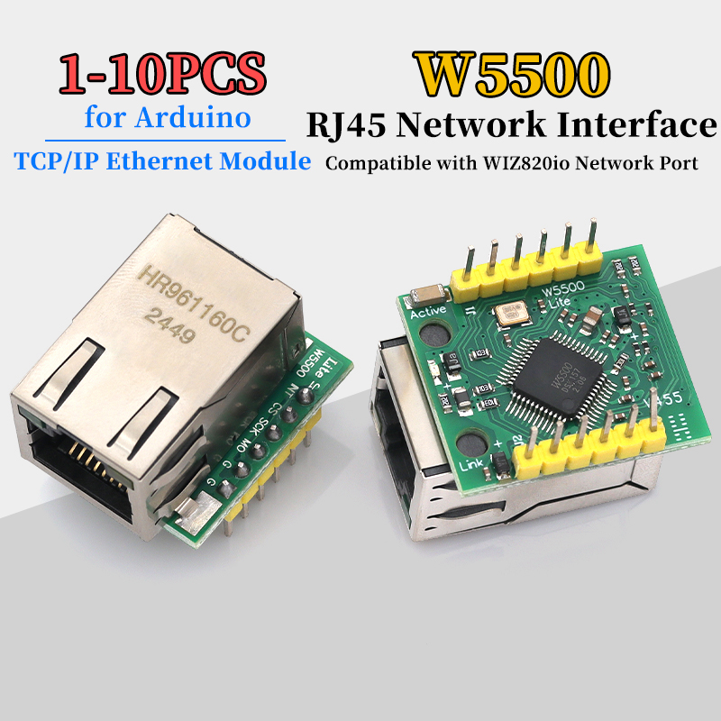 Ethernet Module W5500 - 1/5/10 szt. Moduł W5500 TCP/IP Ethernet