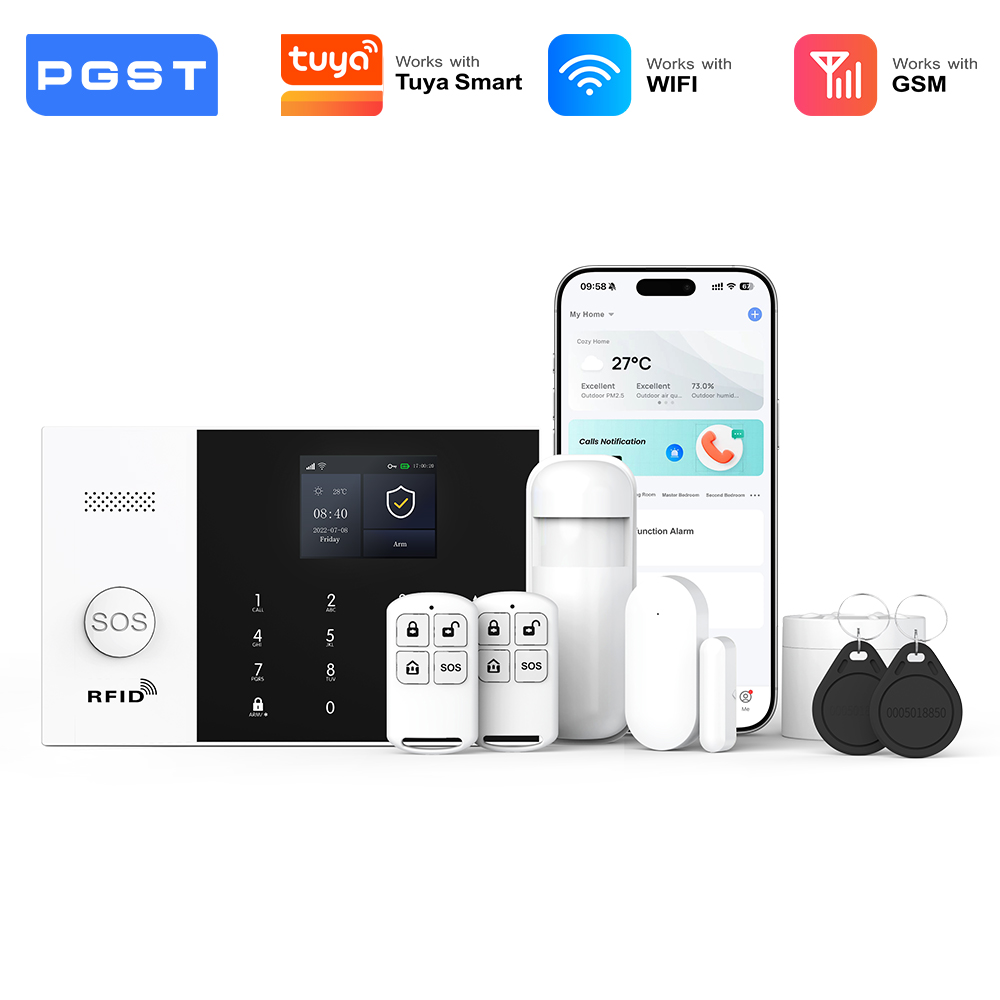 Diy Home Automation System - PGST zestaw bezpieczeństwa alarm antywłamaniowy WiFi