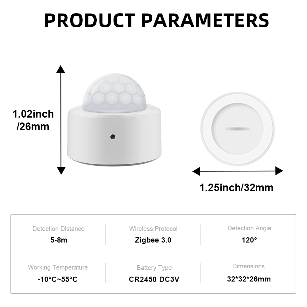 Czujnik światła Tuya ZigBee, c – Home Automation Technology recenzja i cena