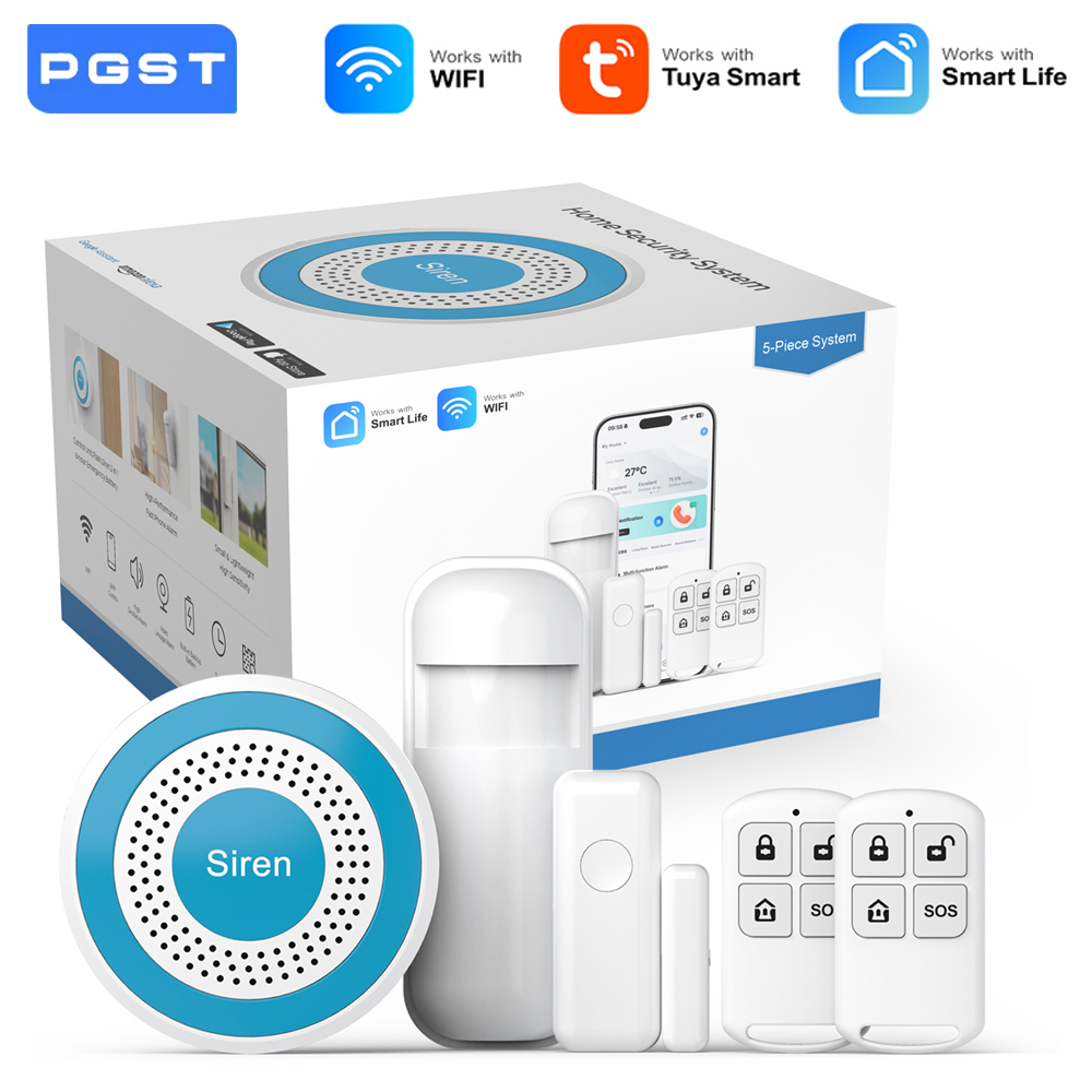 Zestaw Systemu Alarmowego PGST – Diy Home Automation System recenzja i cena