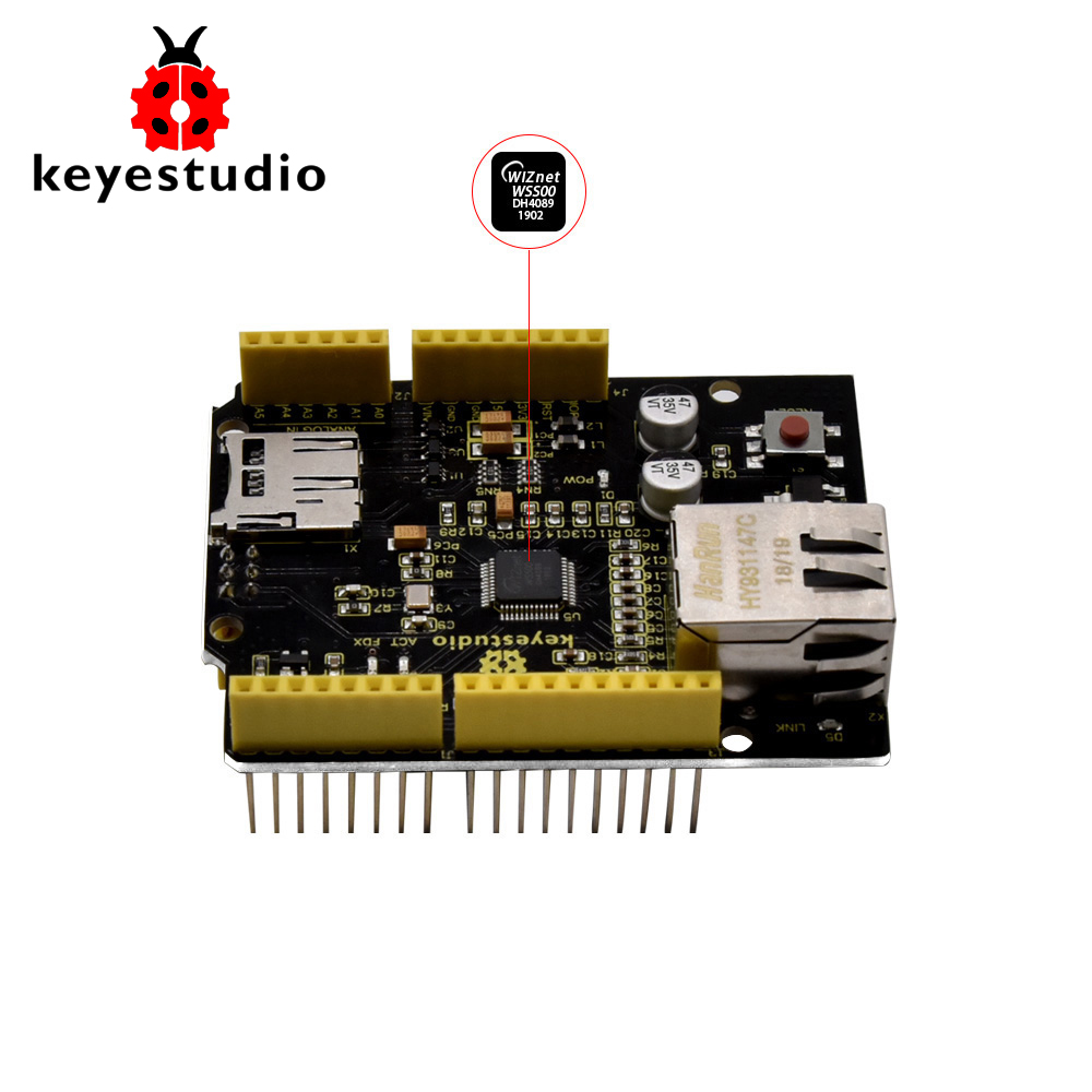 Keyestudio W5500 Ethernet Shie – Ethernet Module W5500 recenzja i cena