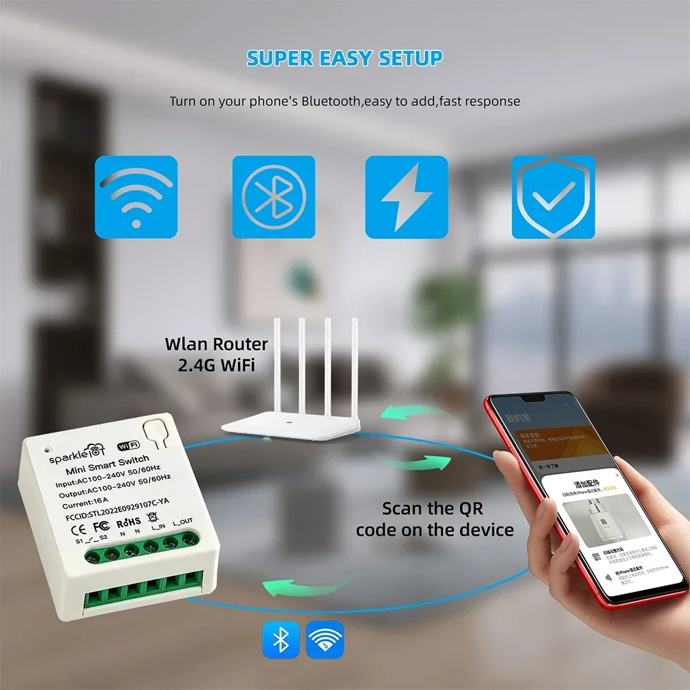 Inteligentny przełącznik WIFI  – Diy Home Automation System recenzja i cena